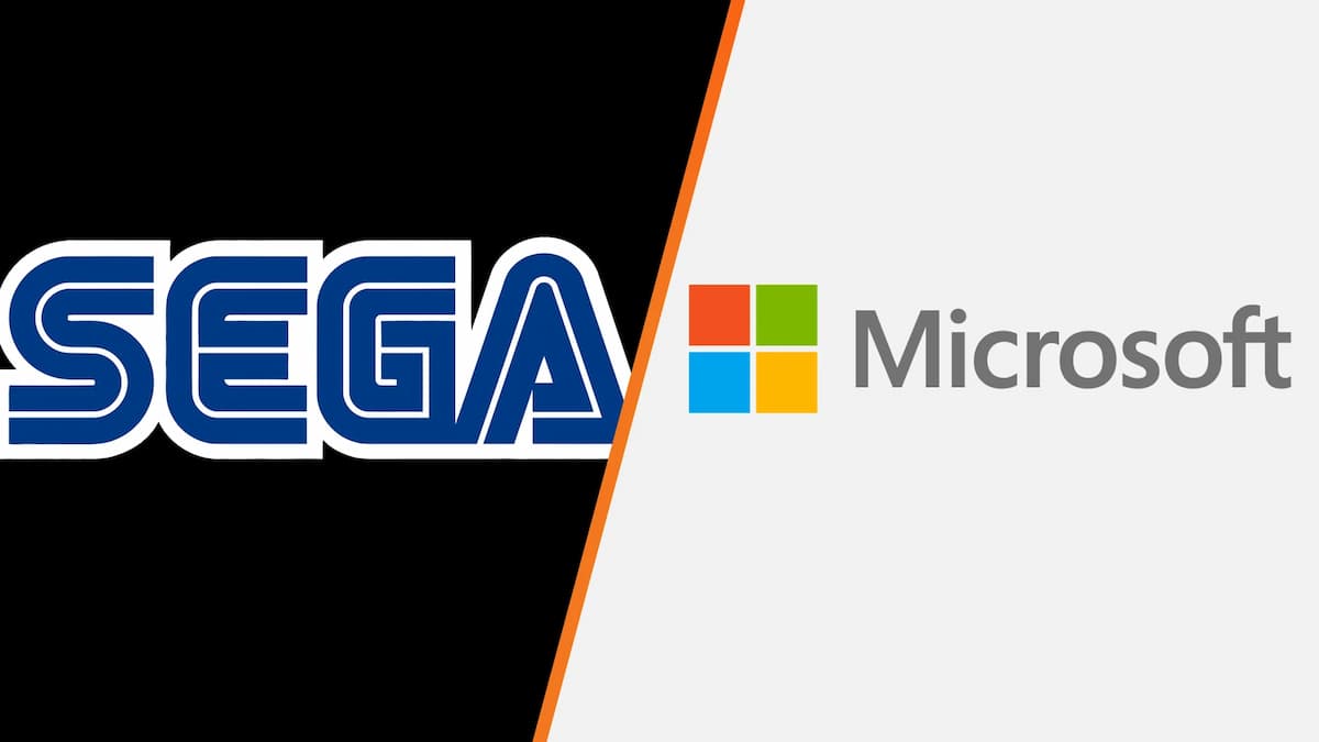 Sega and Microsoft banner