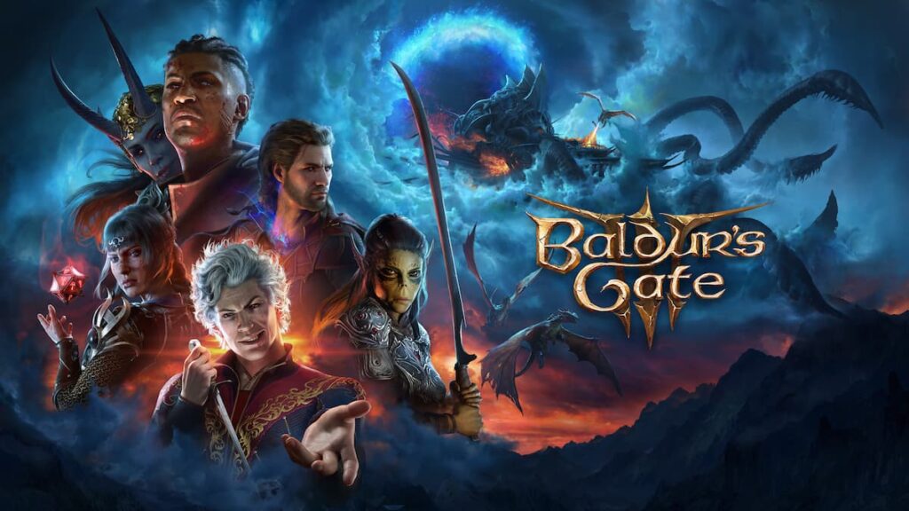 Baldur's Gate 3 title screen