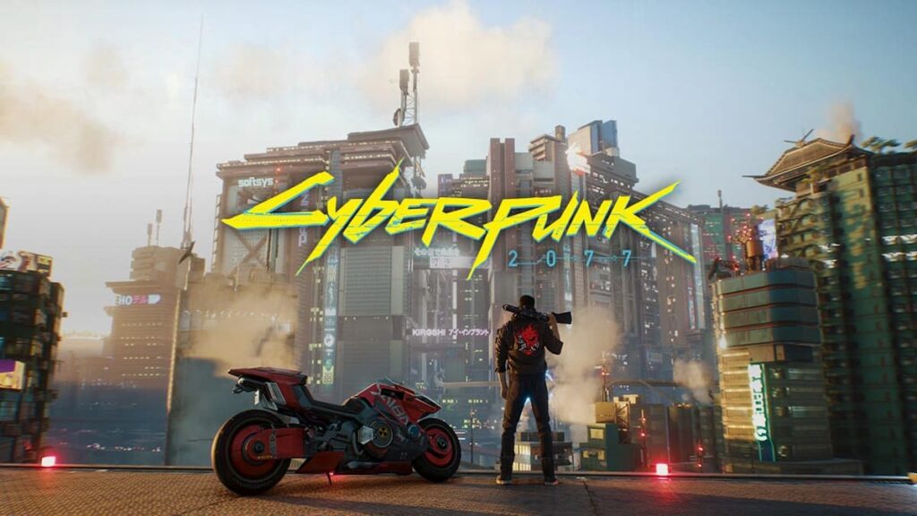 cyberpunk 2077 title banner