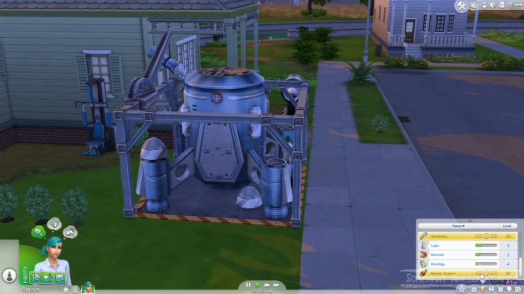 The Sims 4 space mission