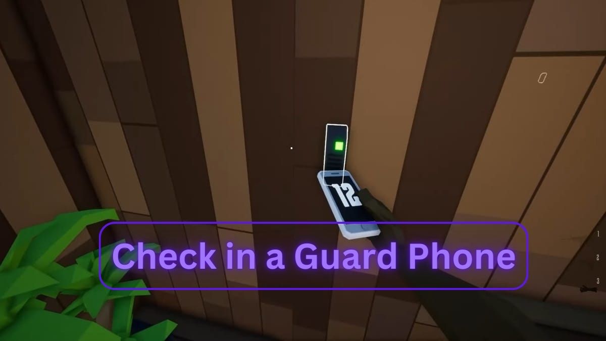 check in a phone in One Armed Robber