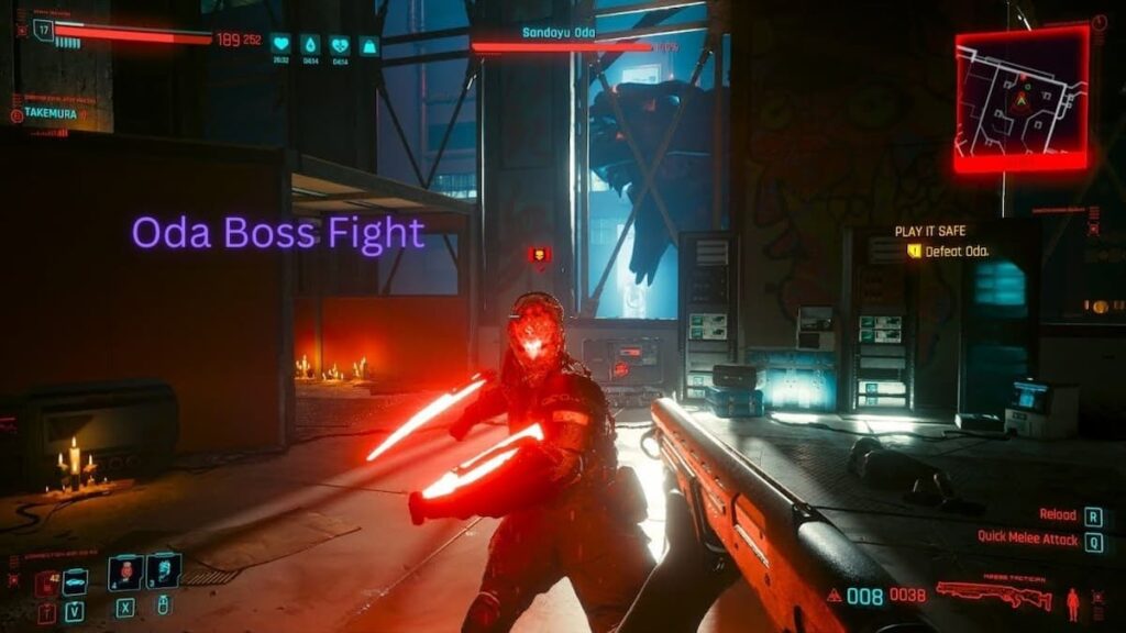 oda boss fight in cyberpunk 2077