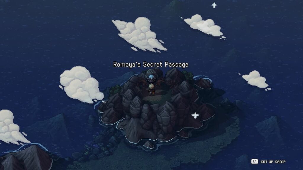 Romaya's Secret Passage location.