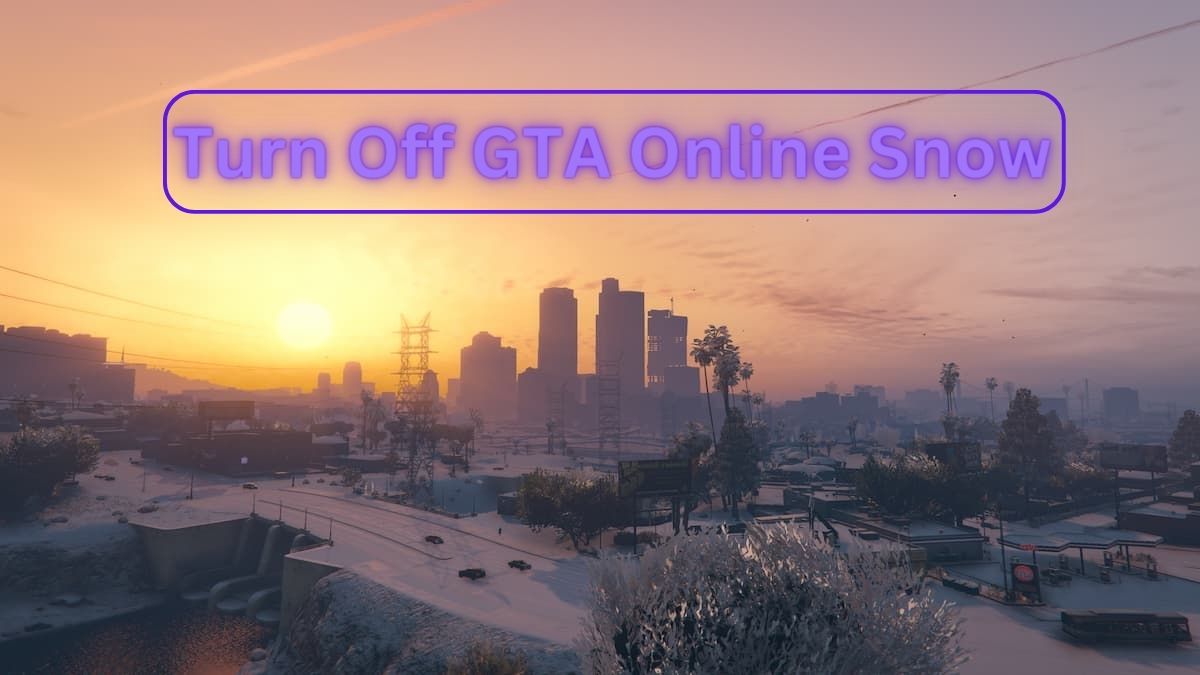 turn off snow in GTA Online 2023