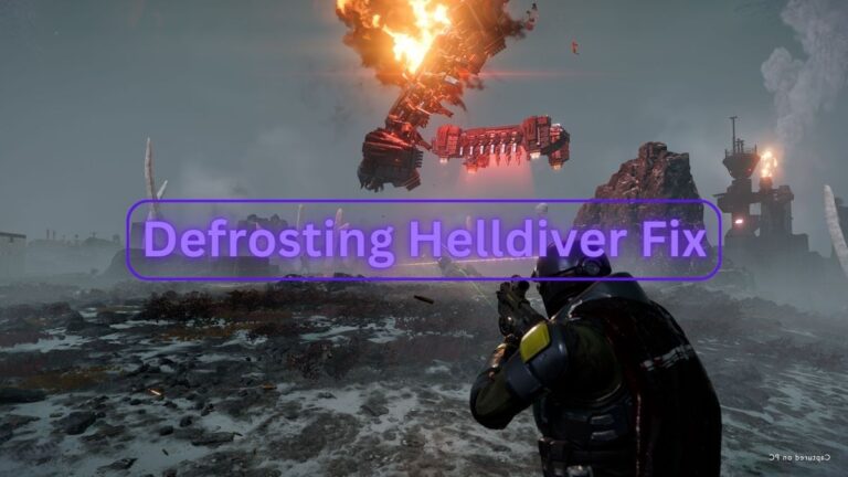 helldiver defrosting issue fix