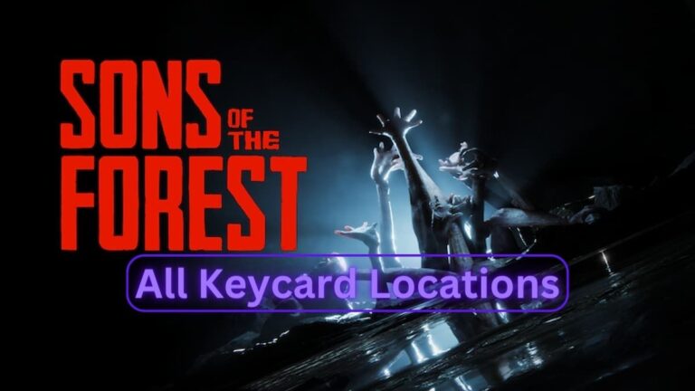 All keycard locations in Sons of the Forest 1.0